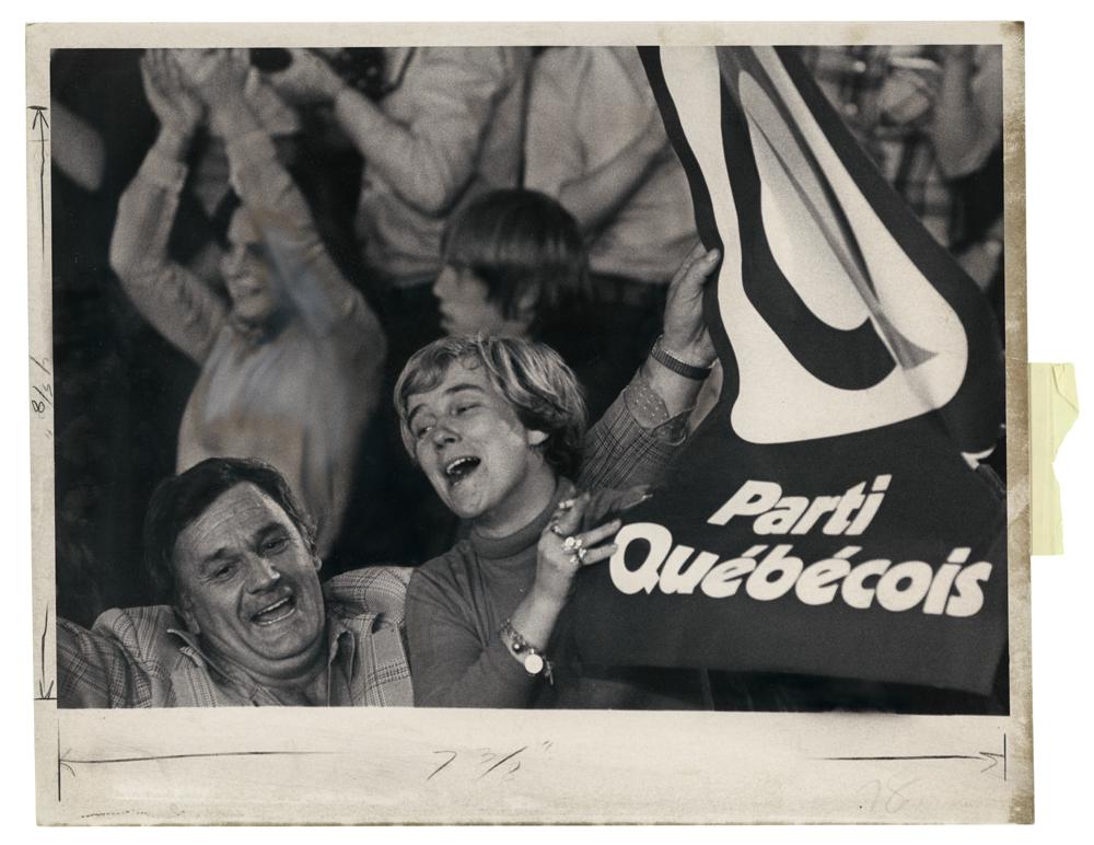 Quebec Separatists celebrate election victory in 1976.