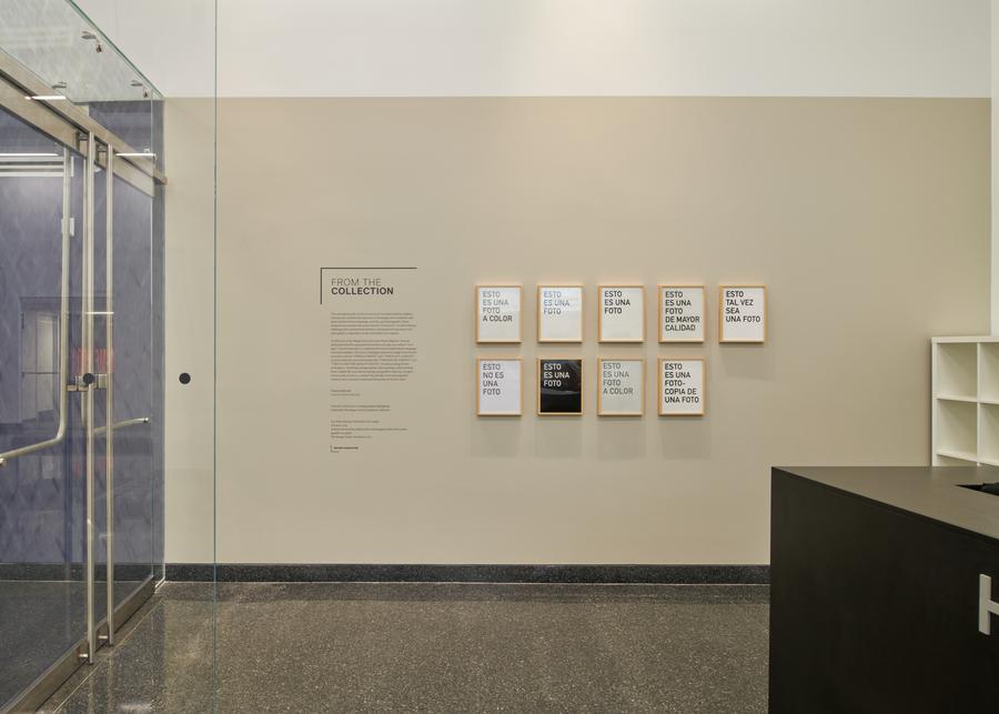 Installation of the Luz María Bedoya collection at the IMC