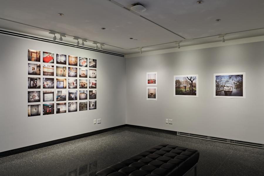 An installation view of the Student Gallery