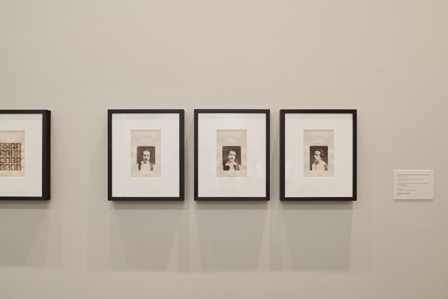 A view of four framed photographs on the wall at The Image Centre.