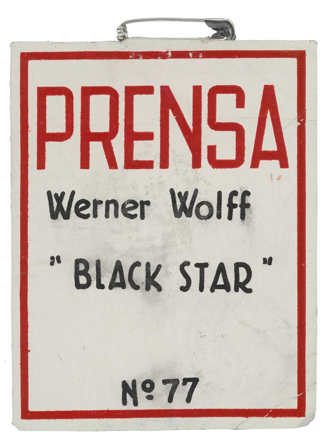 A name tag reading "Presna: Wener Wolff, Black Star, Number 77".