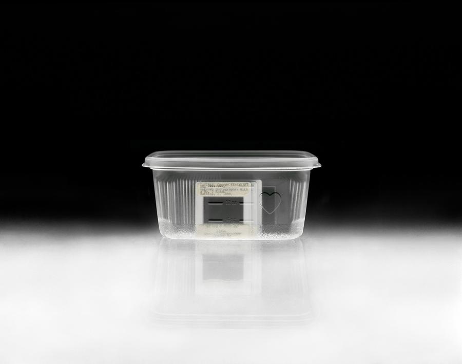 Image of a single slide inside a plastic container