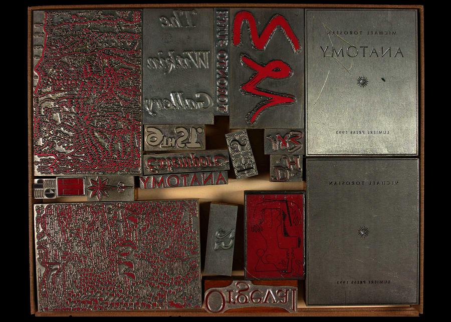 A selection of plates used to make a book