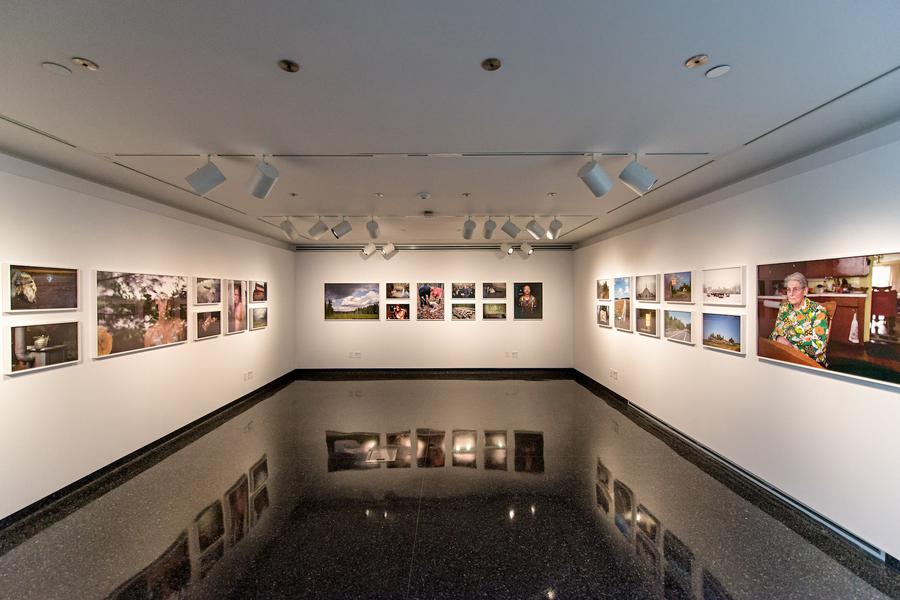 Wide shot of the Student Gallery